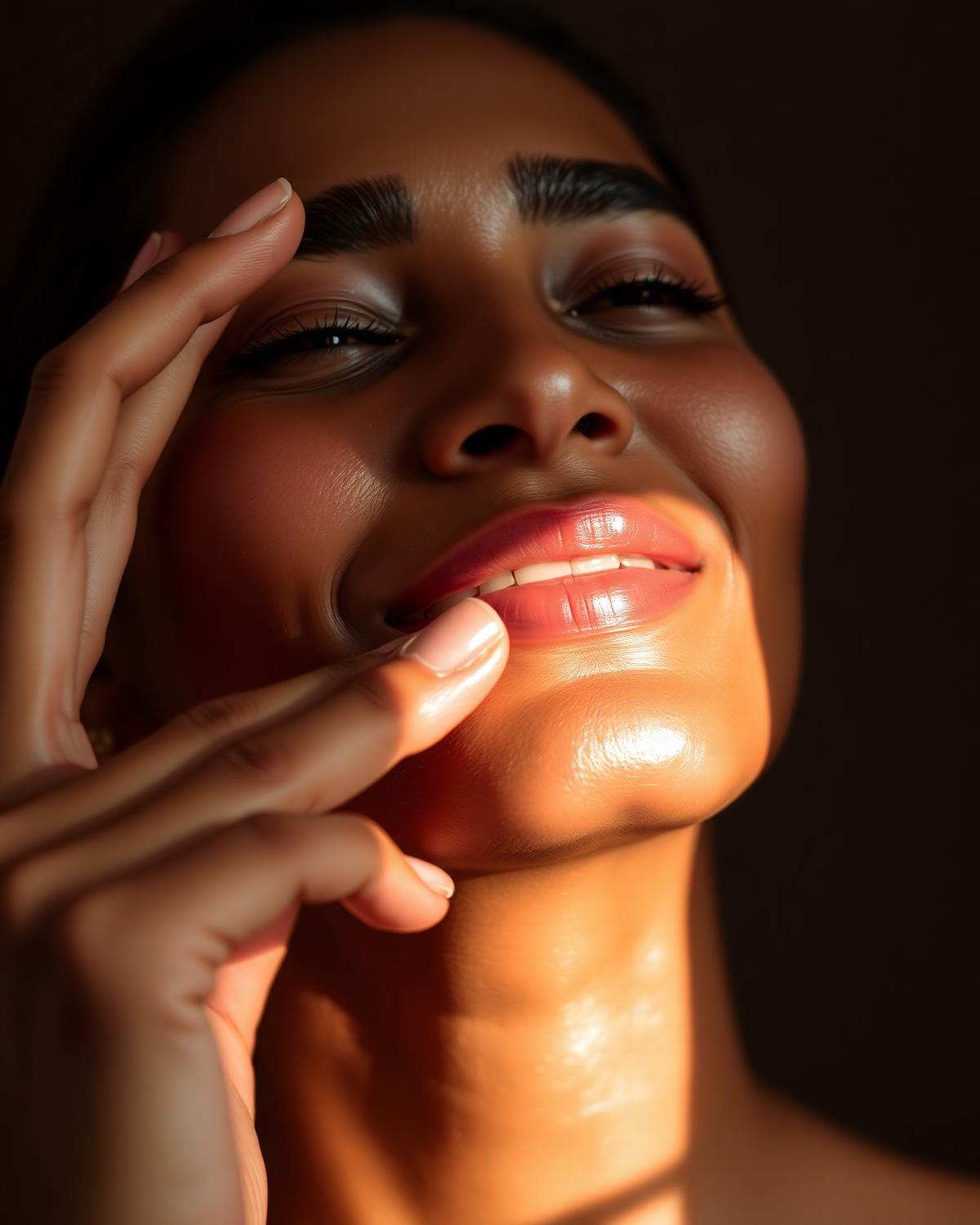 Radiant skin after using Luban soap